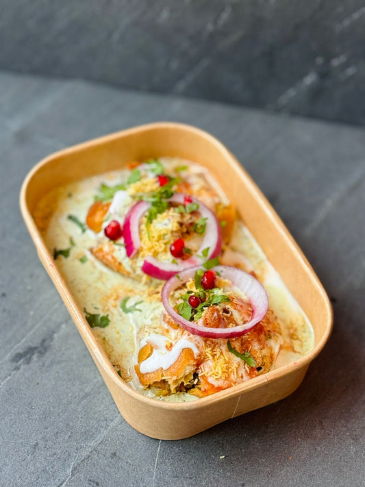 Aloo Tikki Chaat(Chickpea)